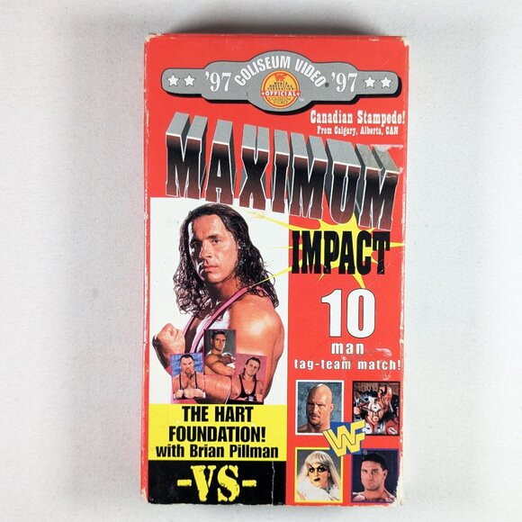 AS IS WWF VHS video Maximum Impact ´97 Coliseum Video the Undertaker VS Vader - Picture 1 of 10